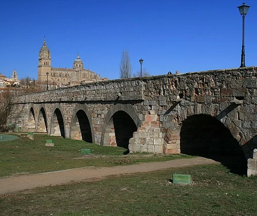 El Puente romano de la ciudad de Salamanca