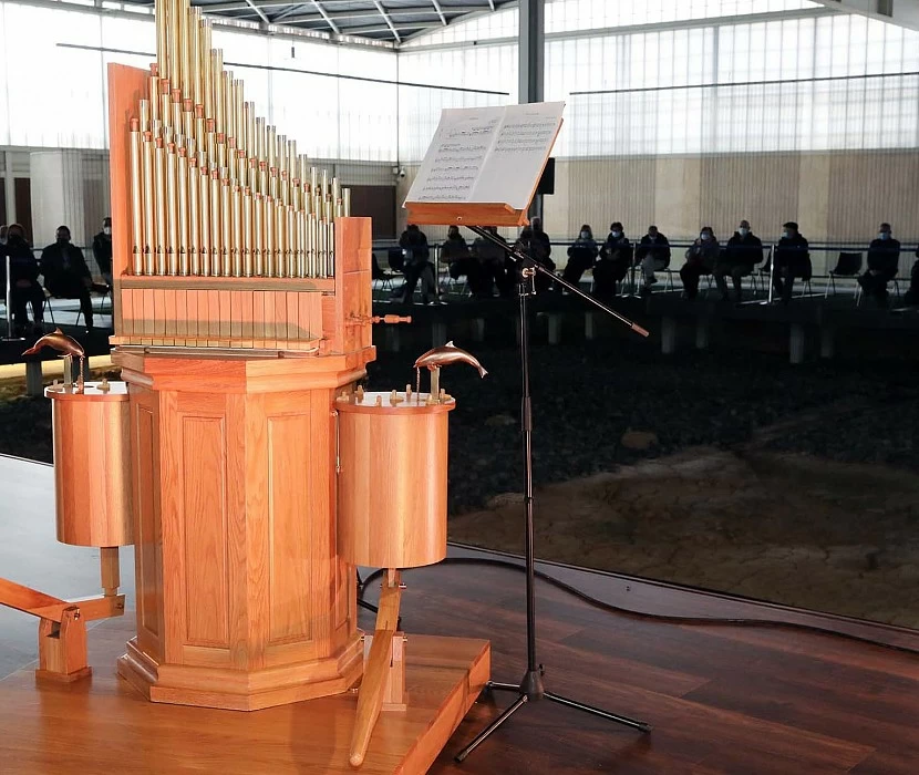 La Villa Romana de La Olmeda presenta un hydraulis