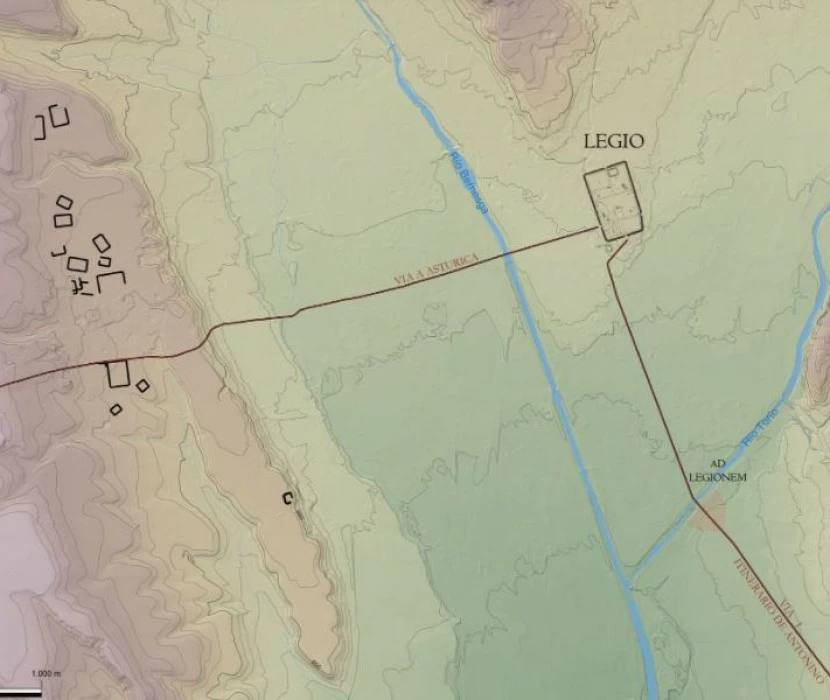 Localizados 18 campamentos romanos de prácticas a cuatro kilómetros de León